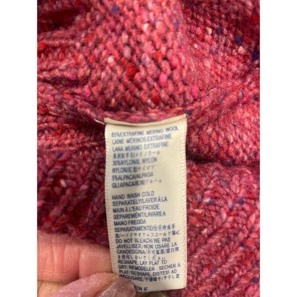 Rebecca Minkoff Wool/Alpaca Blend Cold Shoulder Crew Neck Sweater Sz S - Picture 5 of 5